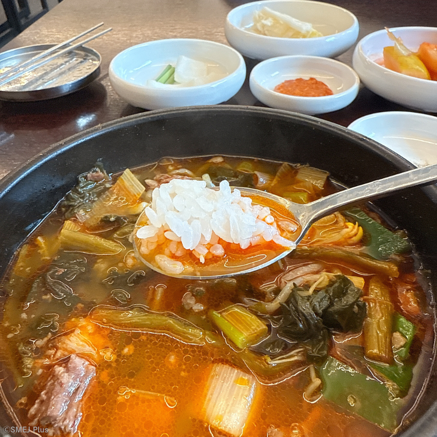 狎鴎亭(アックジョン)にある양양집 압구정점(ヤンヤンチプ 狎鴎亭店)のヤンヤンチプ(ご飯)