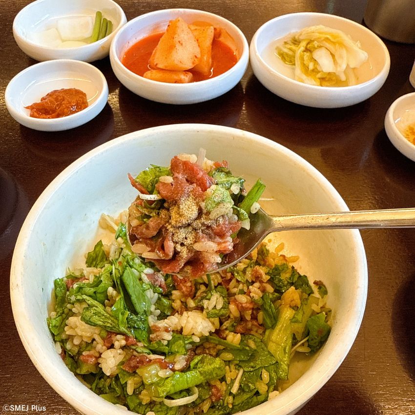 狎鴎亭（アックジョン）のヤンヤンチプに再訪！もう一つの名物料理・ユッケビビンパを狙う