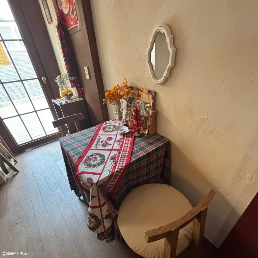 テーブルにも雰囲気が