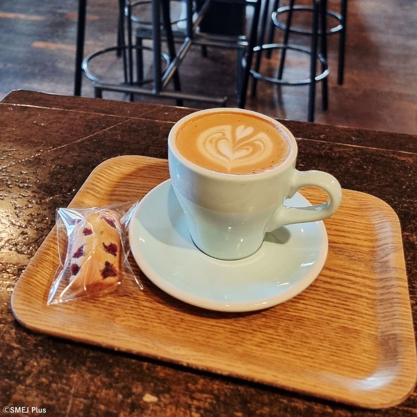 安定のおいしさ、カフェラテ
