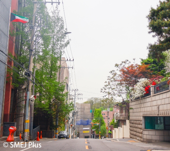 韓国・ソウル街中の写真