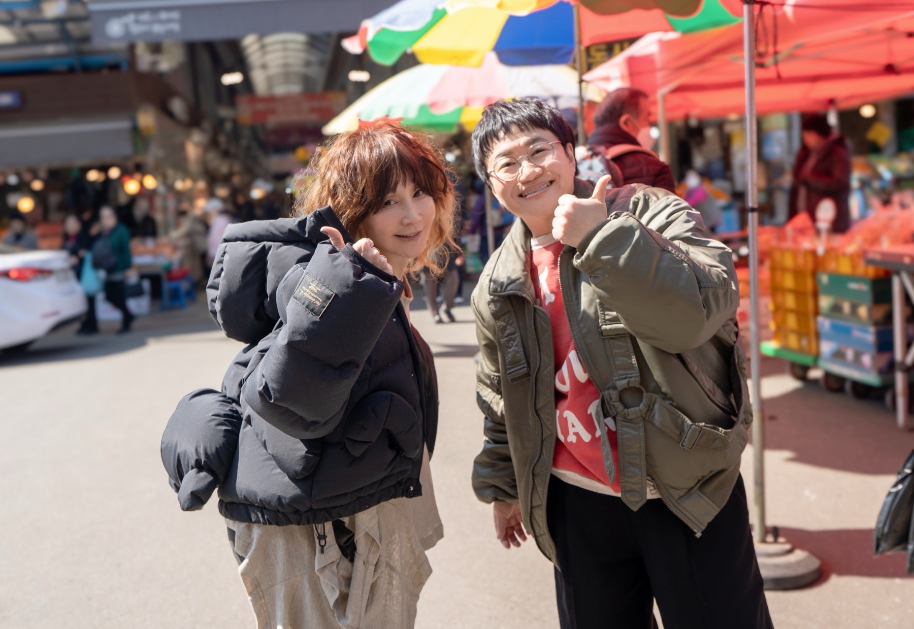 YOUさんと近藤春菜さんの写真