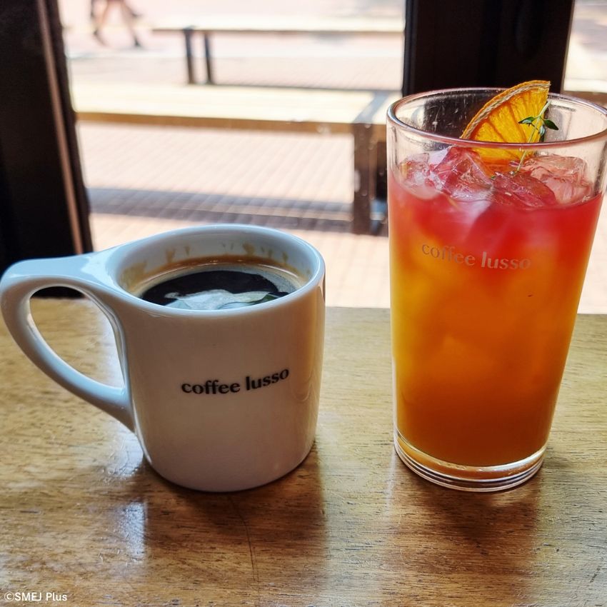 アメリカーノとシトラスサンセット